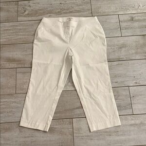 Style & Co. White Ankle Pants